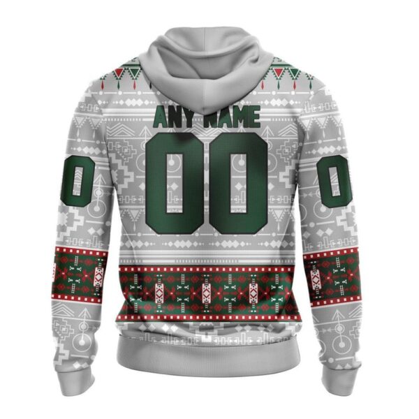 Customized NHL Minnesota Wild Hoodie Special Native Design Hoodie