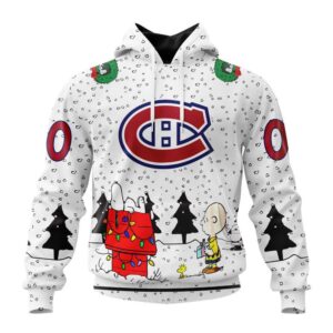 Customized NHL Montreal Canadiens Hoodie Special Peanuts Design Hoodie 1