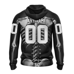 Customized NHL Montreal Canadiens Hoodie Special Skeleton Costume For Halloween Hoodie 2