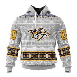 Customized NHL Nashville Predators Hoodie Special Native Design Hoodie 1