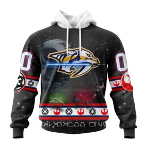 Customized NHL Nashville Predators Hoodie Special Star Wars Design Hoodie 1