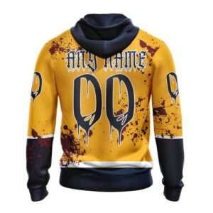 Customized NHL Nashville Predators Hoodie Specialized Design Jersey With Your Ribs For Halloween Hoodie 2