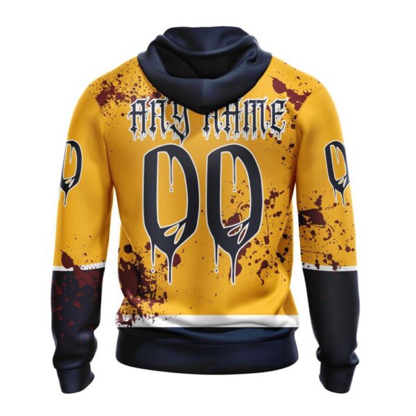 Customized NHL Nashville Predators Hoodie Specialized Design Jersey With Your Ribs For Halloween Hoodie