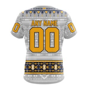 Customized NHL Nashville Predators T Shirt Special Native Design T Shirt 2