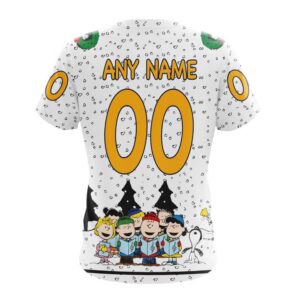 Customized NHL Nashville Predators T Shirt Special Peanuts Design T Shirt 2