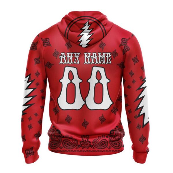 Customized NHL New Jersey Devils Hoodie Special Grateful Dead Design Hoodie