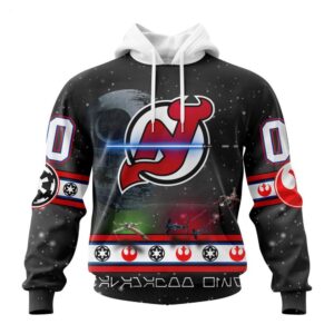 Customized NHL New Jersey Devils Hoodie Special Star Wars Design Hoodie 1