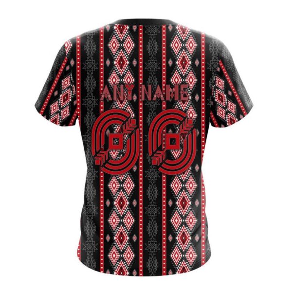 Customized NHL New Jersey Devils T-Shirt Special Skull Native Design T-Shirt