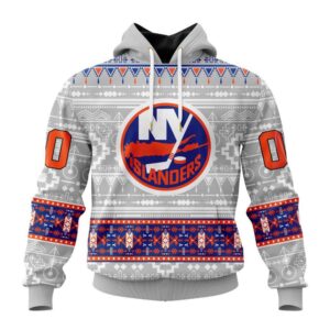 Customized NHL New York Islanders Hoodie Special Native Design Hoodie 1