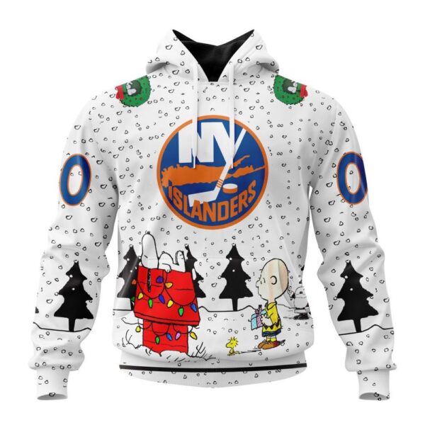 Customized NHL New York Islanders Hoodie Special Peanuts Design Hoodie