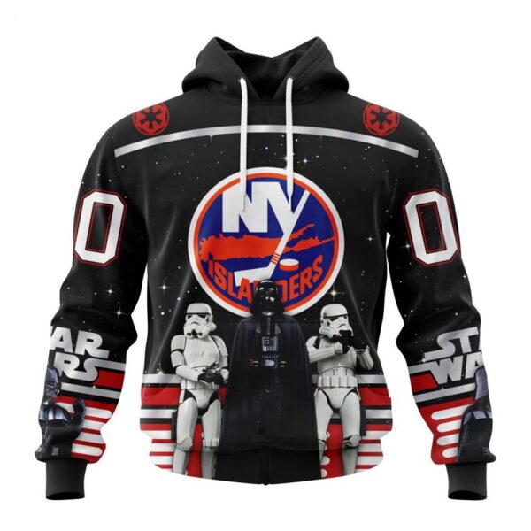 Customized NHL New York Islanders Hoodie Special Star Wars Design May The 4th Be With You Hoodie