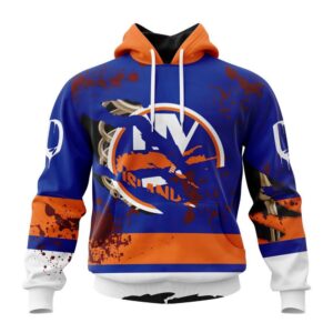 Customized NHL New York Islanders Hoodie Specialized Design Jersey With Your Ribs For Halloween Hoodie 1