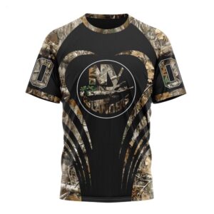 Customized NHL New York Islanders T Shirt Special Camo Hunting T Shirt 1