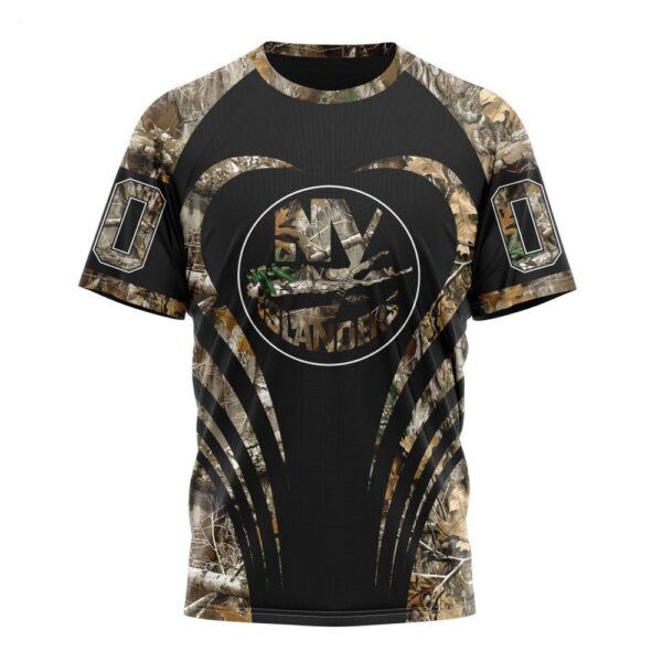 Customized NHL New York Islanders T-Shirt Special Camo Hunting T-Shirt