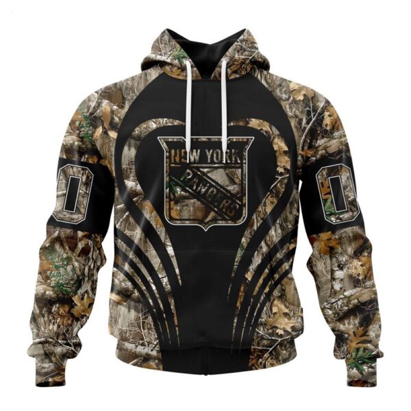 Customized NHL New York Rangers Hoodie Special Camo Hunting Hoodie