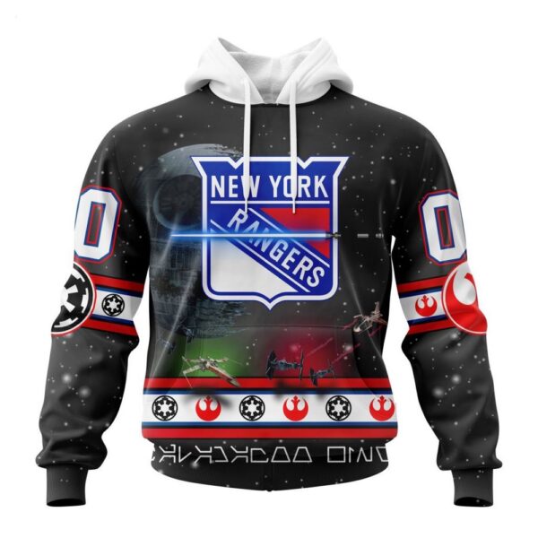 Customized NHL New York Rangers Hoodie Special Star Wars Design Hoodie