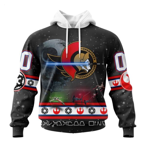 Customized NHL Ottawa Senators Hoodie Special Star Wars Design Hoodie