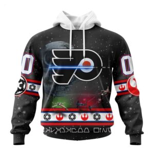 Customized NHL Philadelphia Flyers Hoodie Special Star Wars Design Hoodie 1