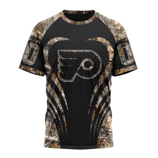 Customized NHL Philadelphia Flyers T-Shirt Special Camo Hunting T-Shirt