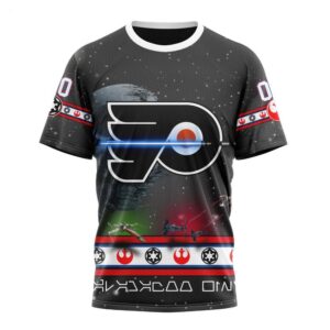 Customized NHL Philadelphia Flyers T Shirt Special Star Wars Design T Shirt 1