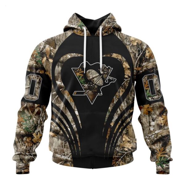 Customized NHL Pittsburgh Penguins Hoodie Special Camo Hunting Hoodie