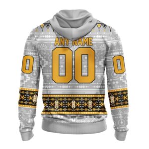 Customized NHL Pittsburgh Penguins Hoodie Special Native Design Hoodie 2