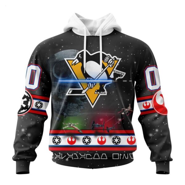 Customized NHL Pittsburgh Penguins Hoodie Special Star Wars Design Hoodie