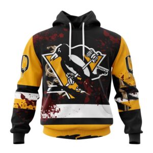 Customized NHL Pittsburgh Penguins Hoodie Specialized Design Jersey With Your Ribs For Halloween Hoodie 1