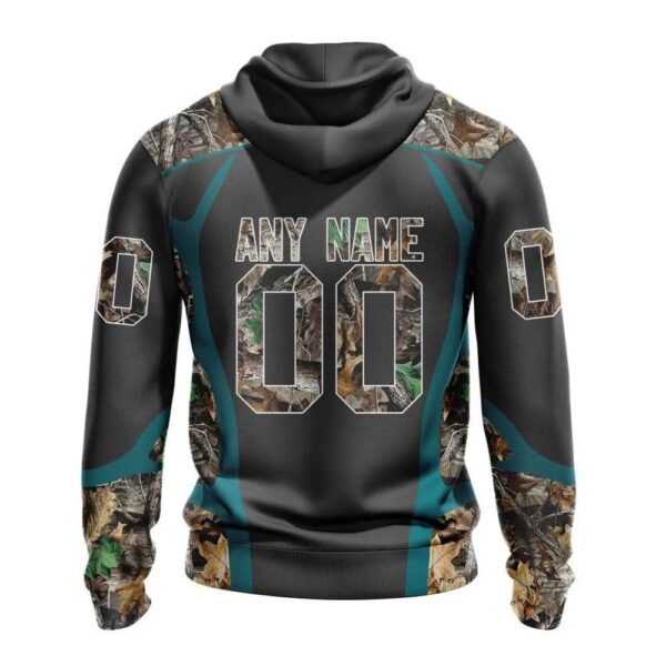 Customized NHL San Jose Sharks Hoodie Special Camo Hunting Design Hoodie