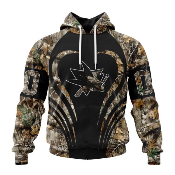 Customized NHL San Jose Sharks Hoodie Special Camo Hunting Hoodie