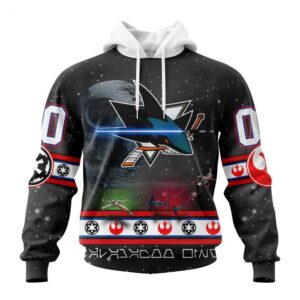 Customized NHL San Jose Sharks Hoodie Special Star Wars Design Hoodie 1