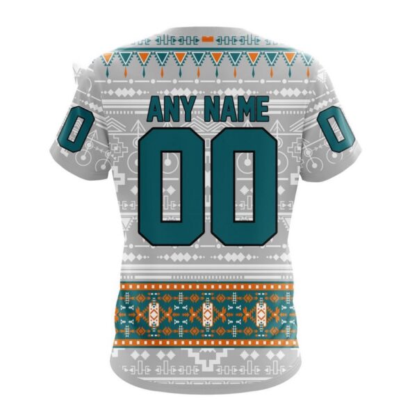 Customized NHL San Jose Sharks T-Shirt Special Native Design T-Shirt