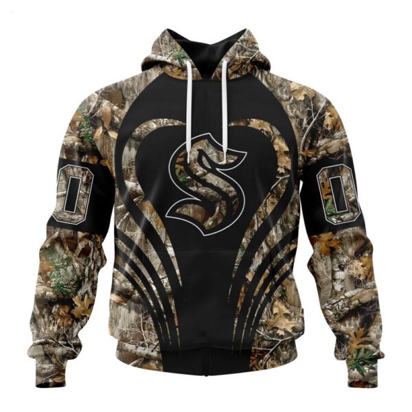 Customized NHL Seattle Kraken Hoodie Special Camo Hunting Hoodie