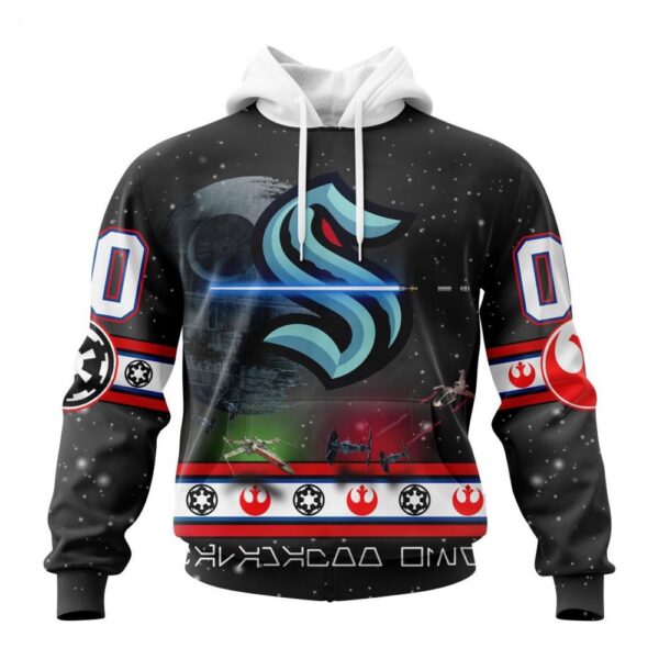 Customized NHL Seattle Kraken Hoodie Special Star Wars Design Hoodie