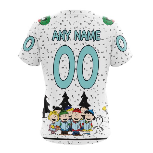 Customized NHL Seattle Kraken T-Shirt Special Peanuts Design T-Shirt