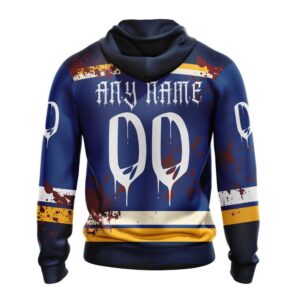 Customized NHL St Louis Blues Hoodie Specialized Design Jersey With Your Ribs For Halloween Hoodie 2