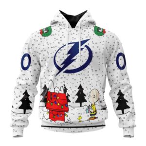 Customized NHL Tampa Bay Lightning Hoodie Special Peanuts Design Hoodie 1