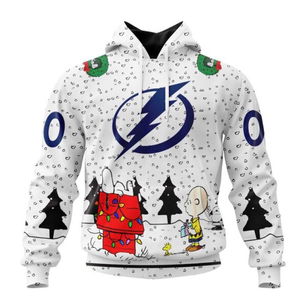 Customized NHL Tampa Bay Lightning Hoodie Special Peanuts Design Hoodie