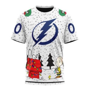 Customized NHL Tampa Bay Lightning T Shirt Special Peanuts Design T Shirt 1