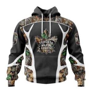 Customized NHL Toronto Maple Leafs Hoodie Special Camo Hunting Design Hoodie 1