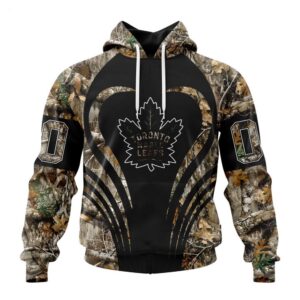 Customized NHL Toronto Maple Leafs Hoodie Special Camo Hunting Hoodie 1