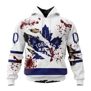 Customized NHL Toronto Maple Leafs Hoodie Specialized Design Jersey With Your Ribs For Halloween Hoodie 1