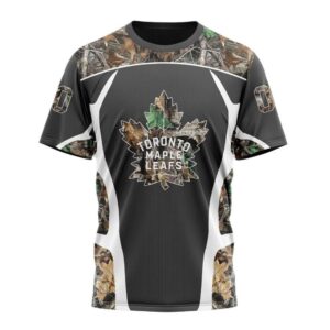 Customized NHL Toronto Maple Leafs T Shirt Special Camo Hunting Design T Shirt 1