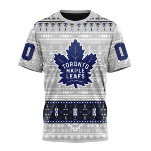Customized NHL Toronto Maple Leafs T Shirt Special Native Design T Shirt 1