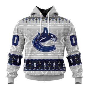 Customized NHL Vancouver Canucks Hoodie Special Native Design Hoodie 1