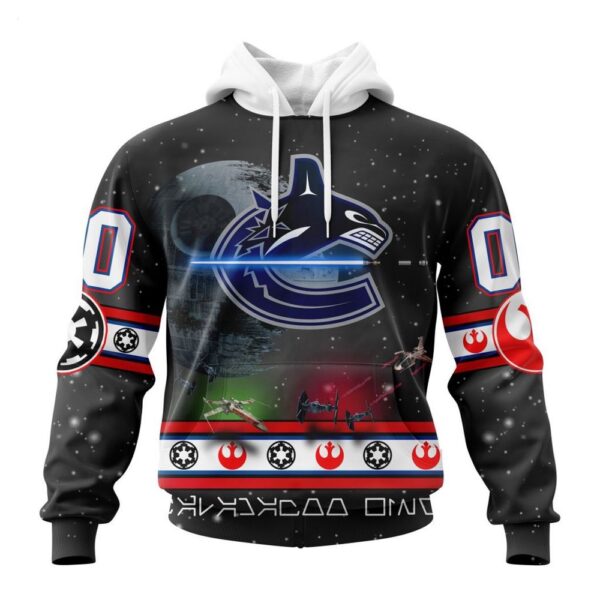 Customized NHL Vancouver Canucks Hoodie Special Star Wars Design Hoodie