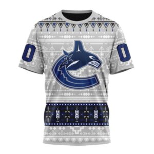 Customized NHL Vancouver Canucks T Shirt Special Native Design T Shirt 1