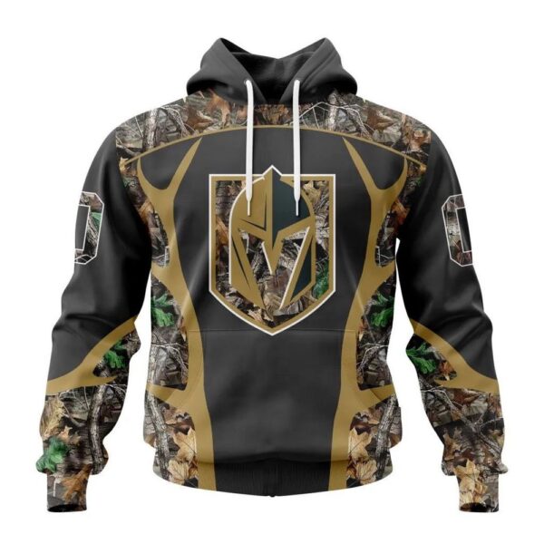 Customized NHL Vegas Golden Knights Hoodie Special Camo Hunting Design Hoodie
