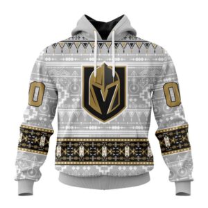 Customized NHL Vegas Golden Knights Hoodie Special Native Design Hoodie 1