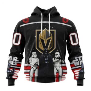 Customized NHL Vegas Golden Knights Hoodie Special Star Wars Design May The 4th Be With You Hoodie 1